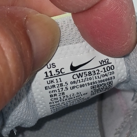 Nike AirMax Excee PS Shoes Size 11.5 for Girls - Picture 4 of 8
